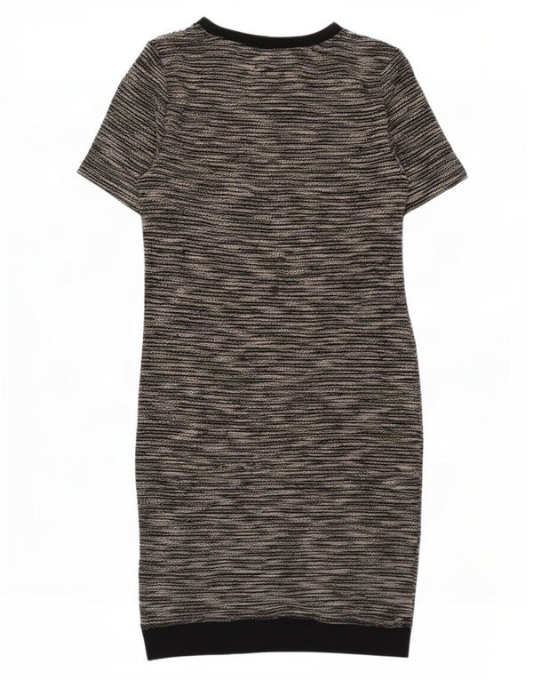 Marks & Spencer Vestido tubo para mujer UK 8 Pequeño Poliéster moteado beige