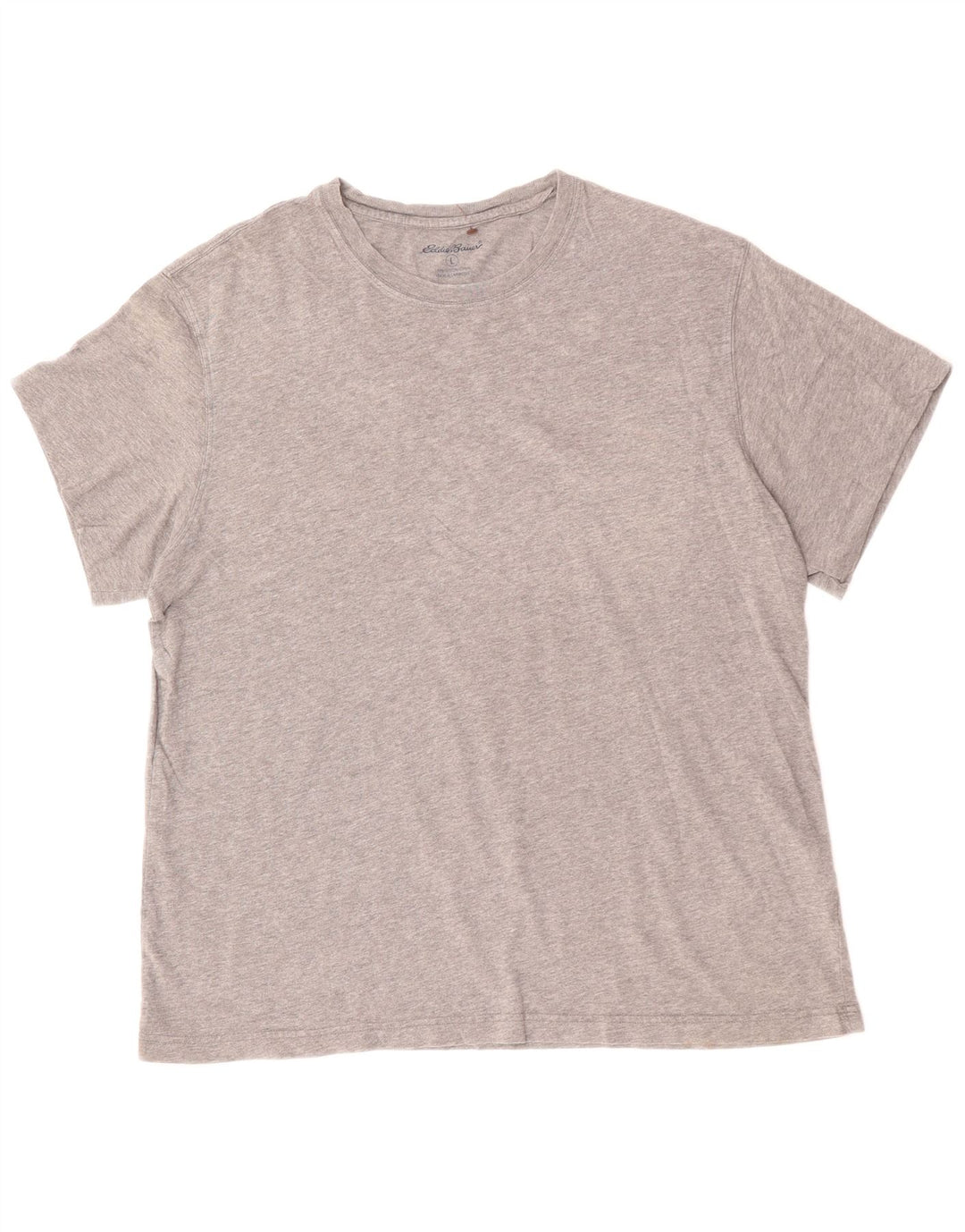 EDDIE BAUER Camiseta Hombre Top Grande Gris Algodón
