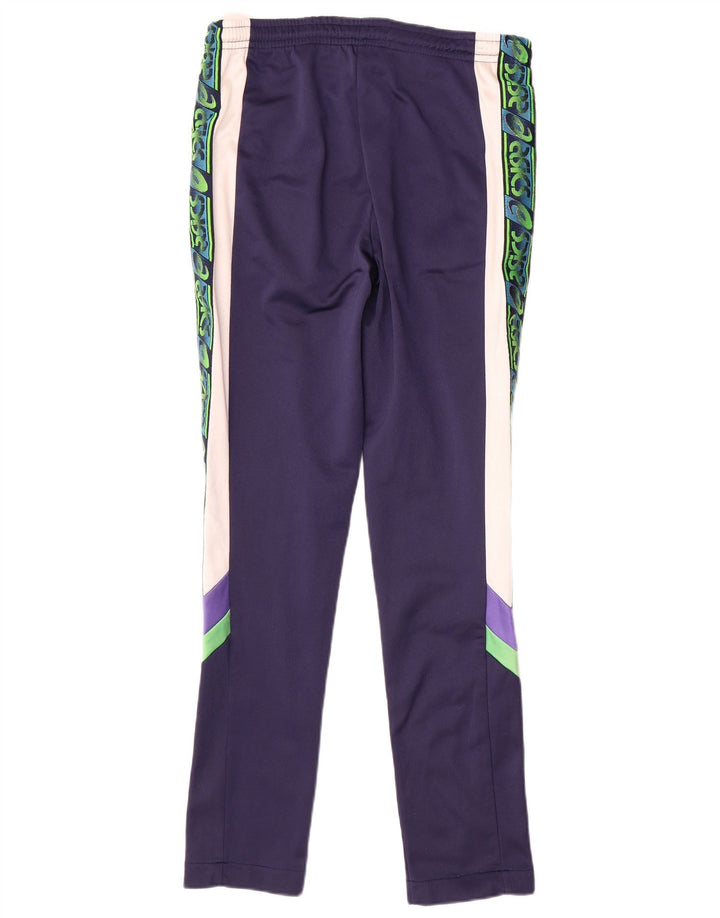 Chándal completo Asics para mujer IT 46 Large Azul marino Colorblock Poliamida