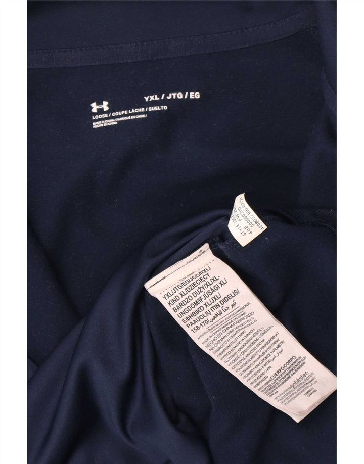 Under Armour Chaqueta de chándal para niño 13-14 años XL Azul marino Poliéster
