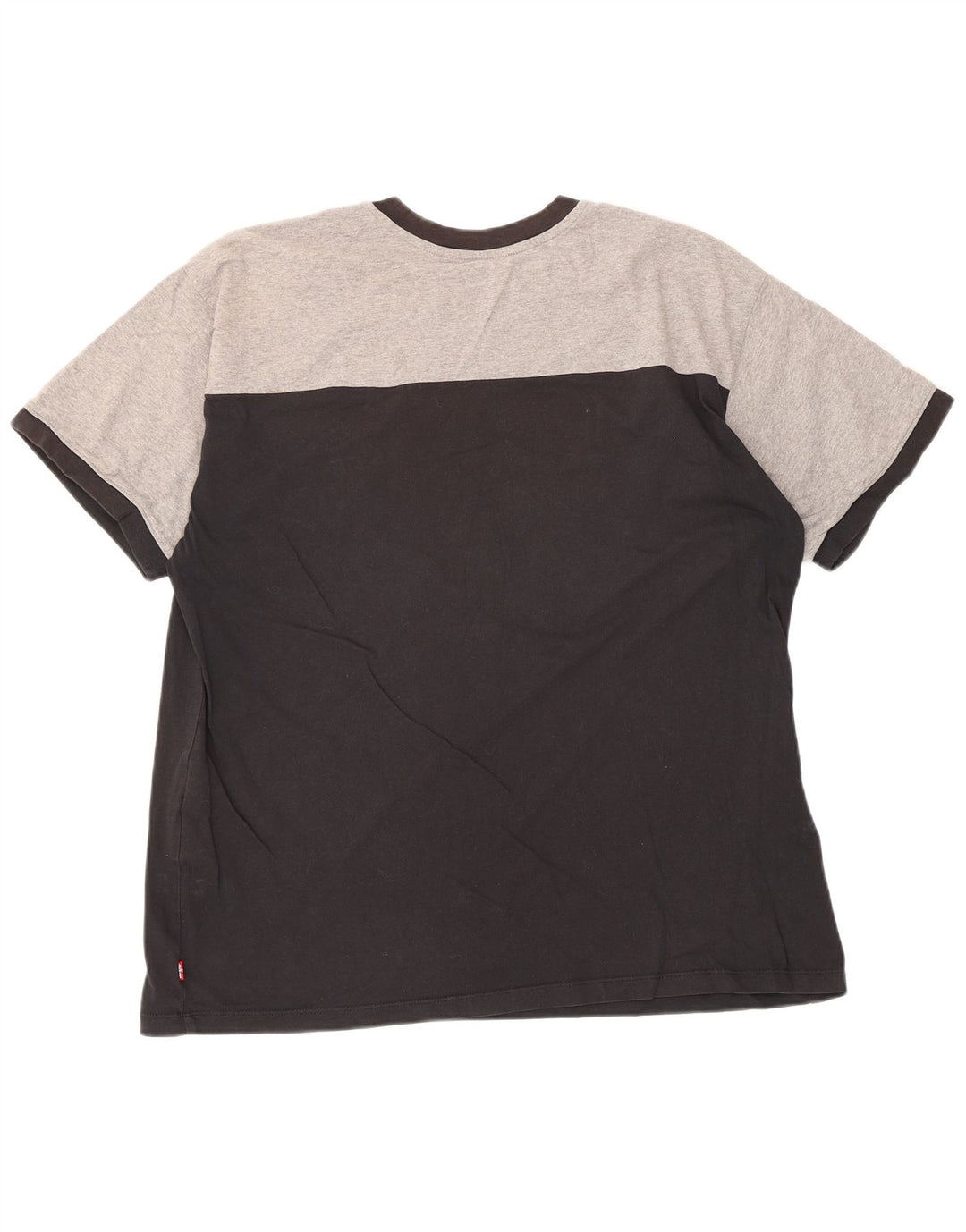 Levi's Camiseta con gráfico relajado para hombre Top mediano de algodón color block negro