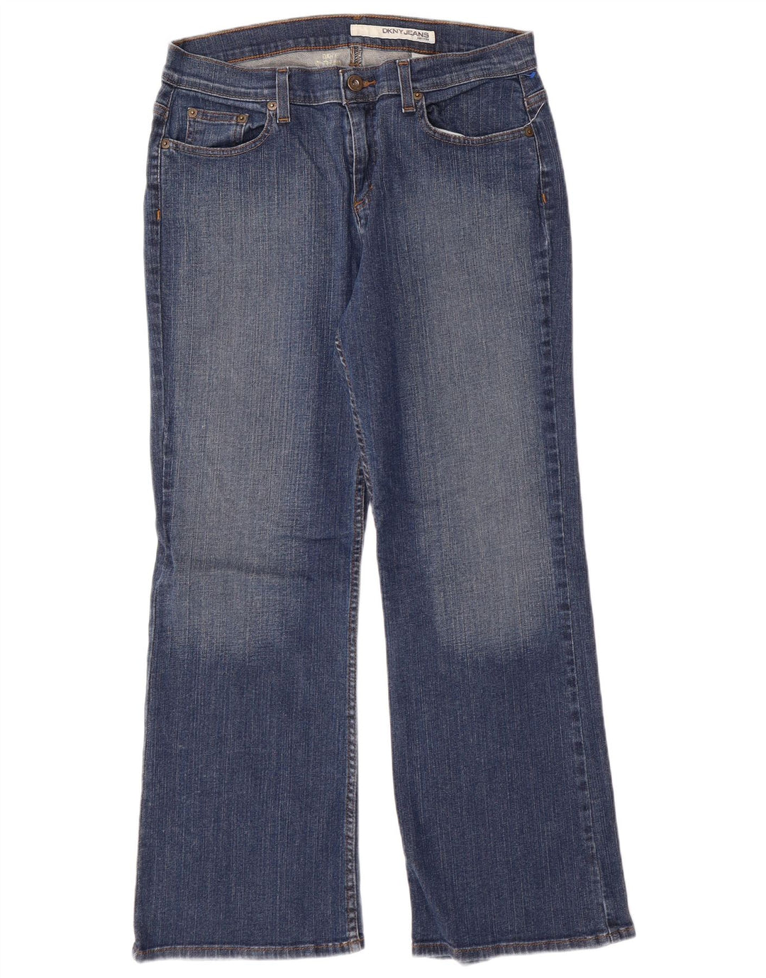 DKNY Jeans Petites Bootcut para Mujer US 10 Grande W30 L26 Algodón Azul