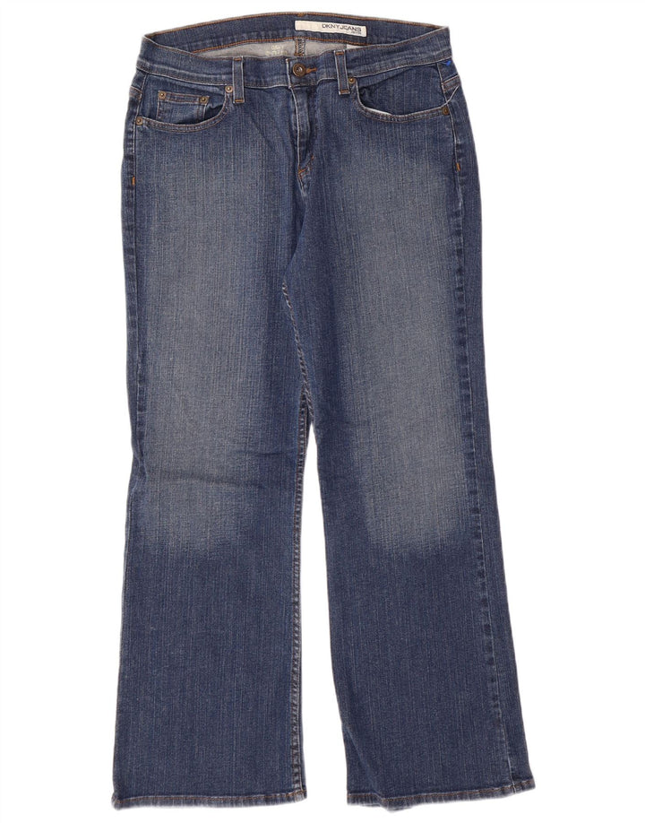 DKNY Jeans Petites Bootcut para Mujer US 10 Grande W30 L26 Algodón Azul