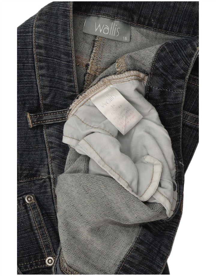 WALLIS Vaqueros Bootcut para Mujer UK 40 Grande W38 L32 Algodón Azul
