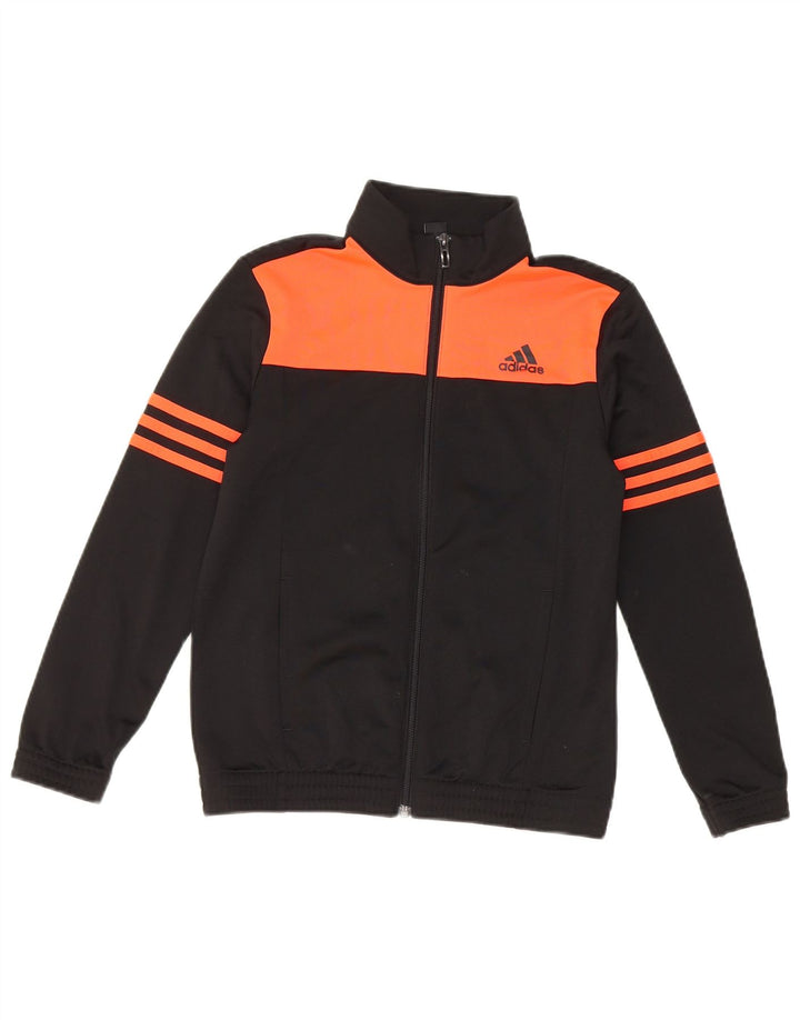 Adidas - Chaqueta de chándal para niño, 9-10 años, color negro