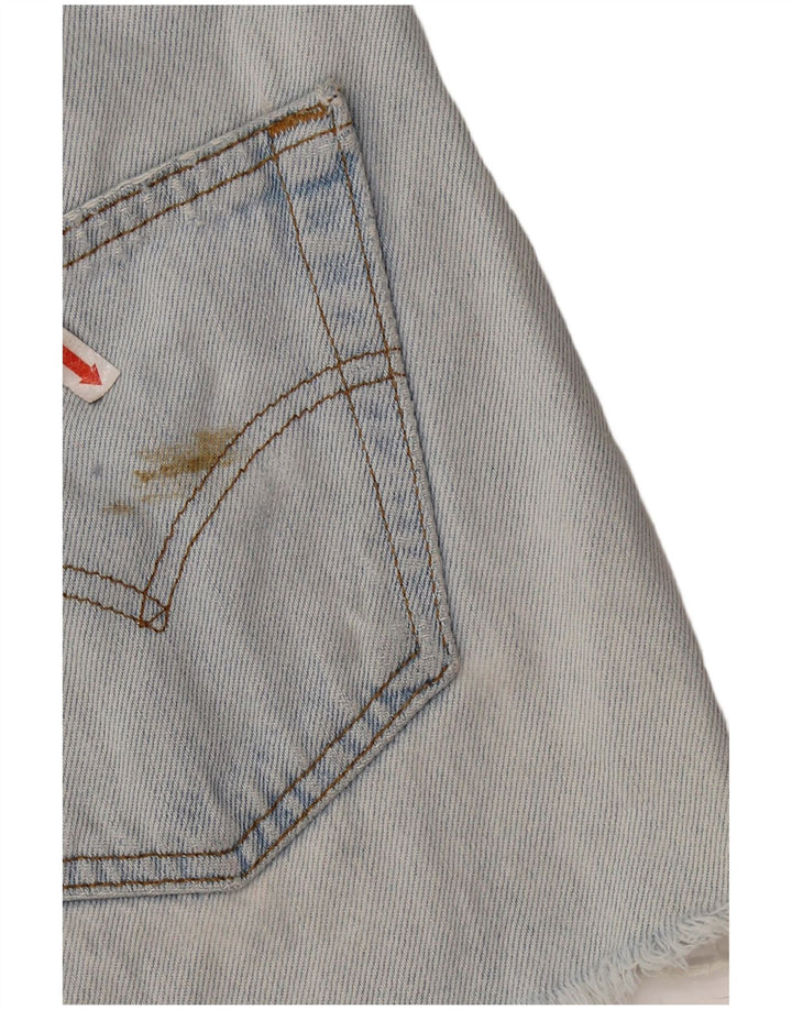 LEVI'S Mens 501 pantalones cortos de mezclilla W30 azul medio