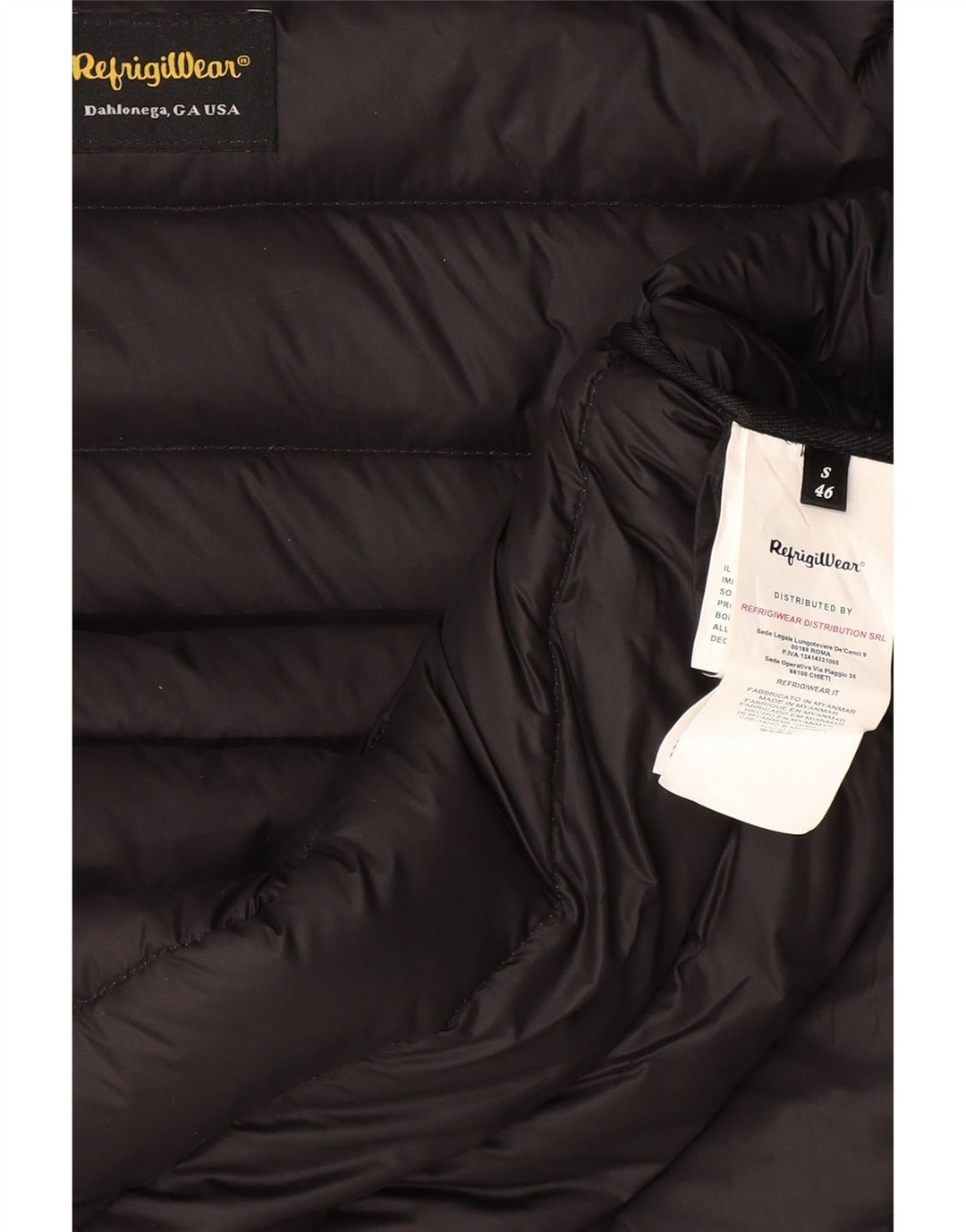 Refrigiwear Chaqueta acolchada con capucha para hombre IT 46 Small Gris Poliamida