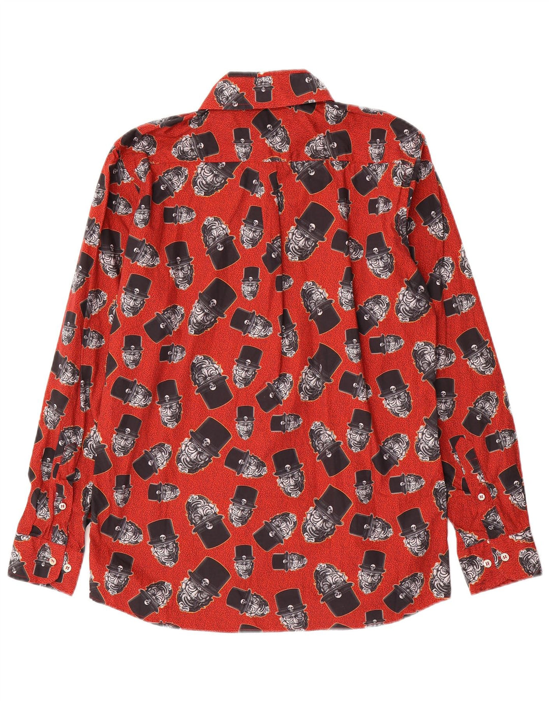 WAXMAN BROTHERS Camisa gráfica para hombre Algodón rojo medio