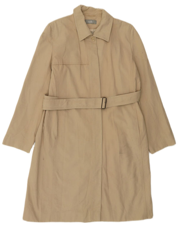 WALLIS Gabardina para mujer UK 12 Algodón beige medio