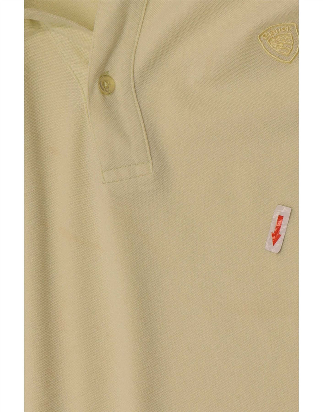 Blauer Polo Hombre XL Algodón Amarillo