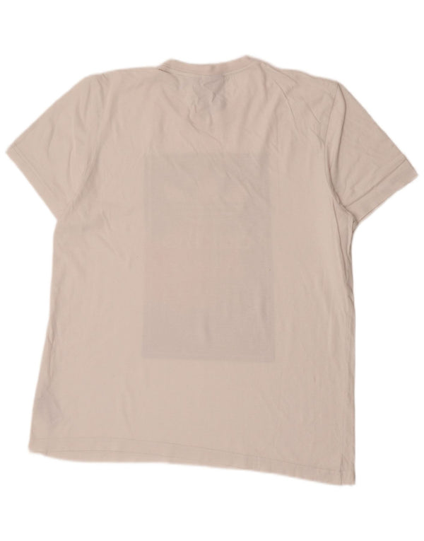 Adidas Mens Graphic T-Shirt Top Large White Cotton