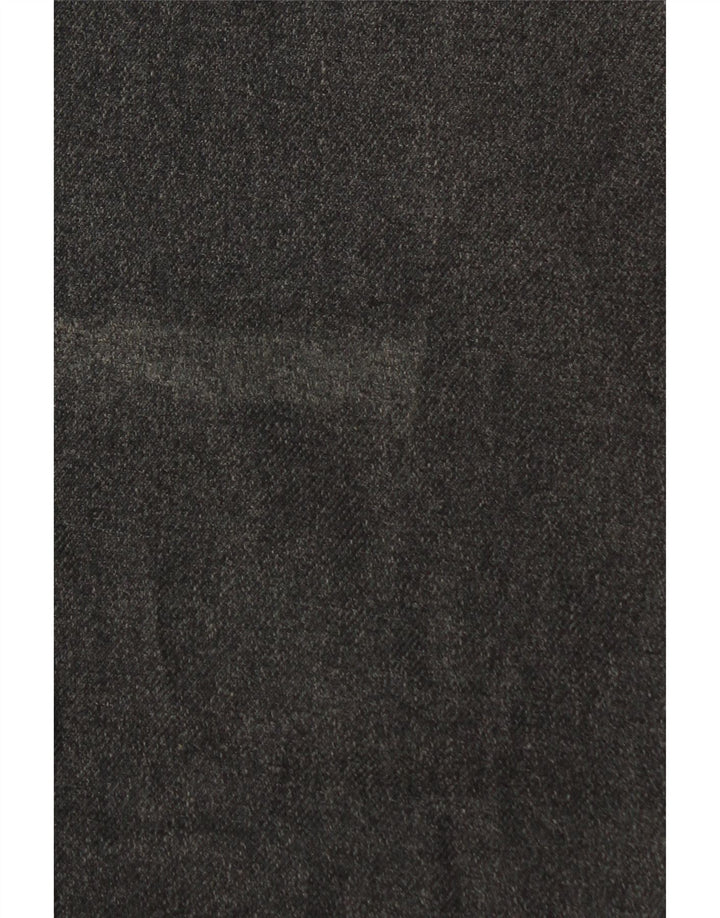 Marks & Spencer Pantalones casuales de corte regular para hombre W34 L29 Poliéster gris