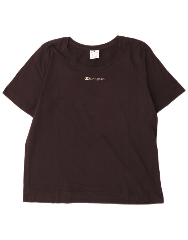 Champion - Camiseta para hombre, talla grande, color negro