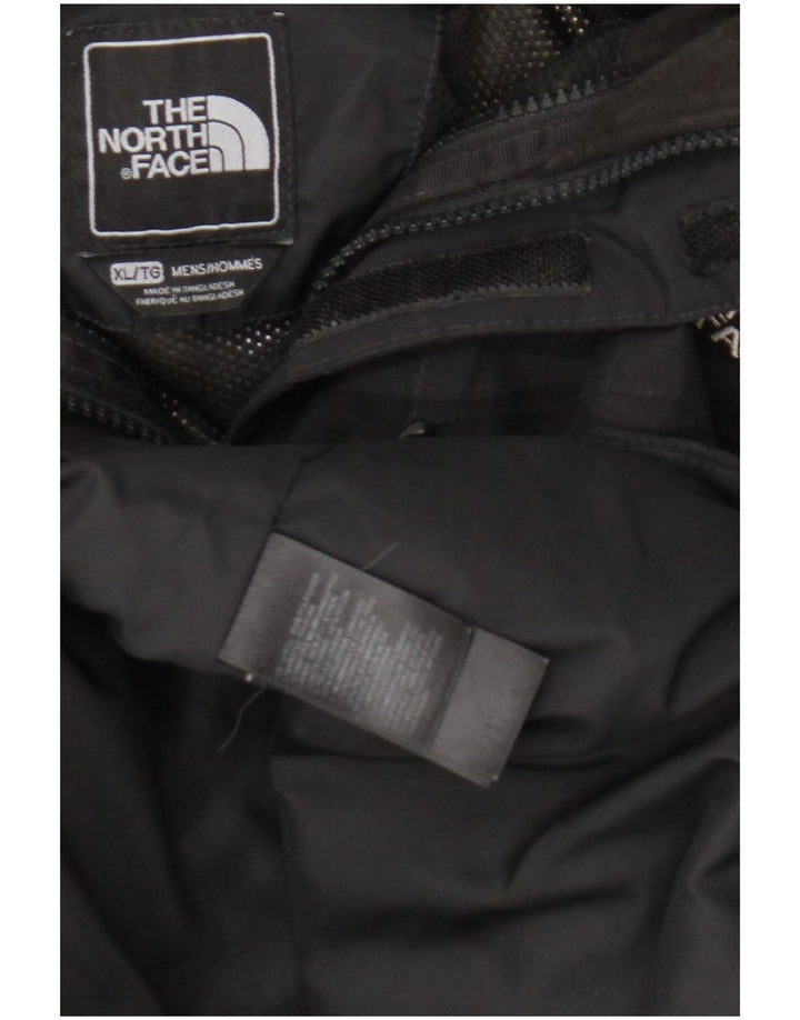 The North Face Chaqueta impermeable con capucha para hombre UK 42 XL Poliéster negro