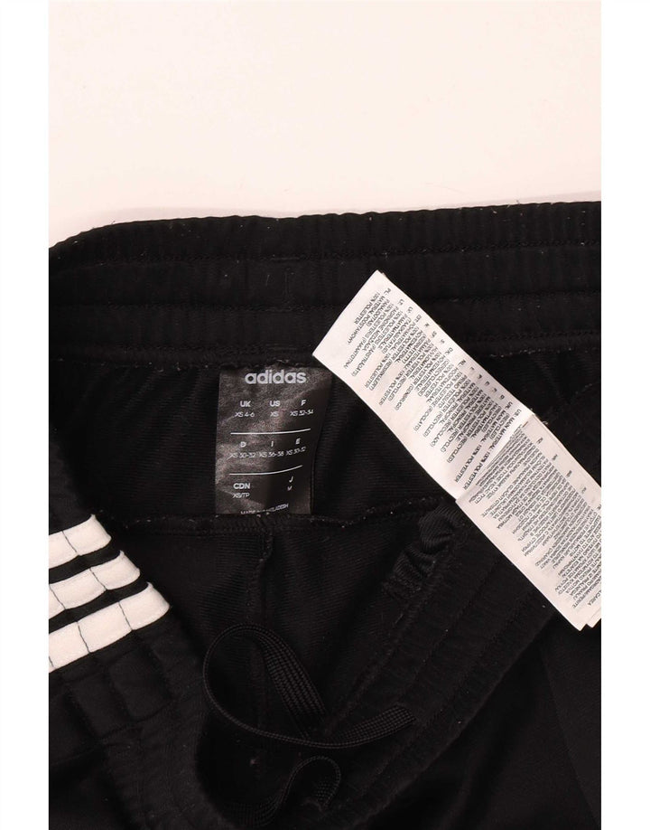 Adidas Pantalones de chándal para mujer UK 4/6 XS Negro Poliéster