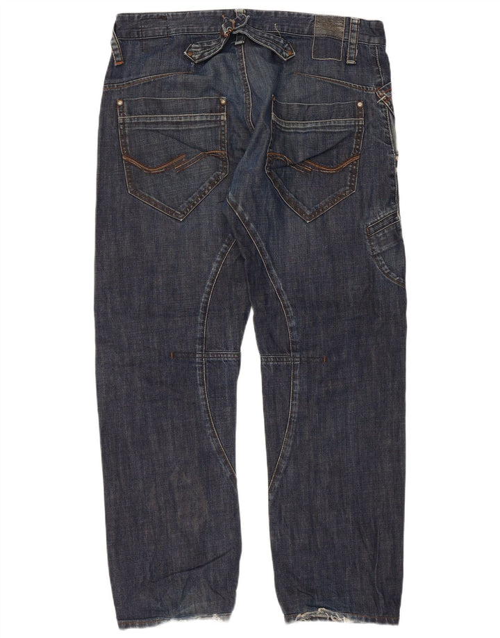 JACK & JONES Vaqueros rectos para hombre W36 L29 Algodón azul