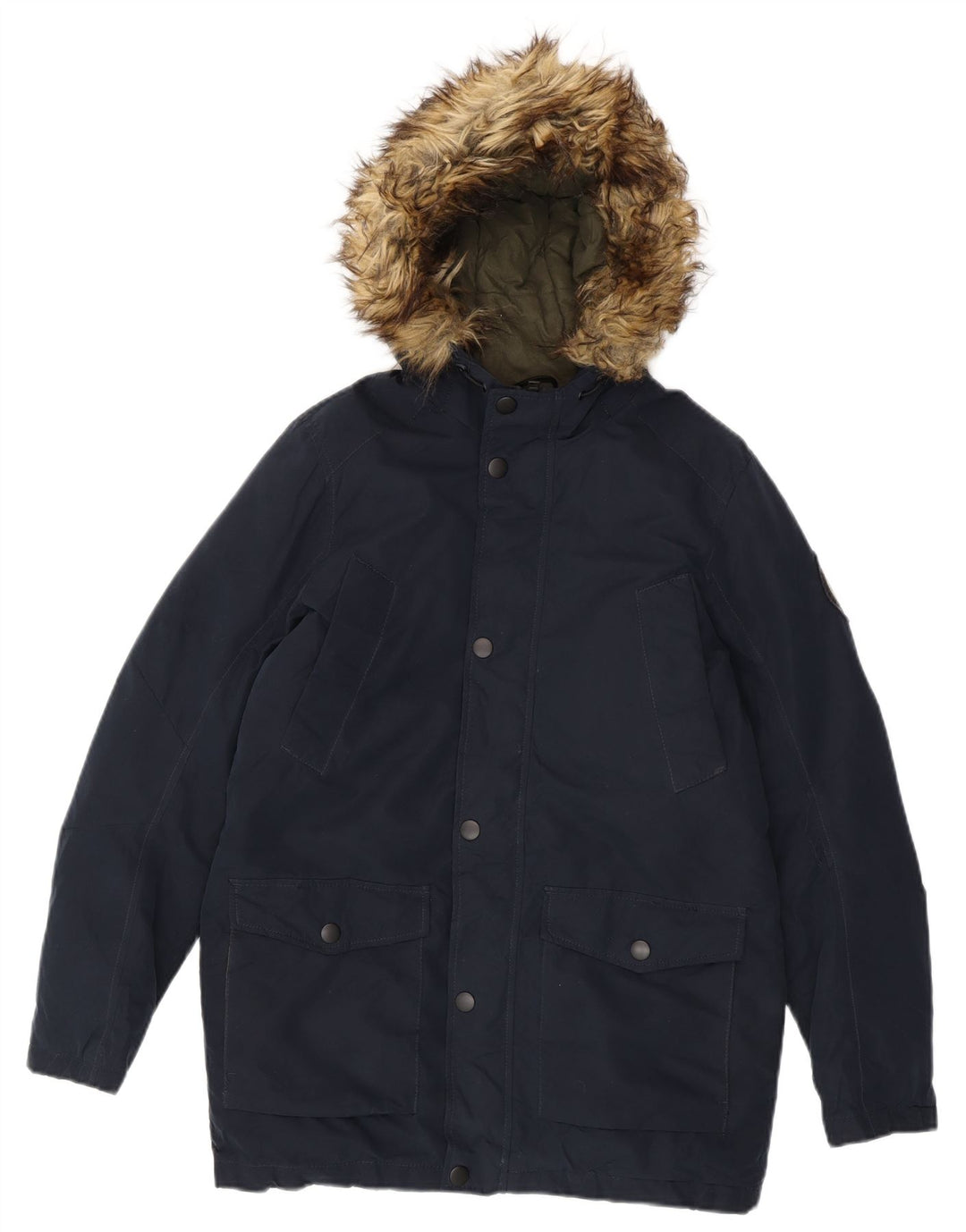 Jack & Jones Parka con capucha para niño 13-14 años Azul marino