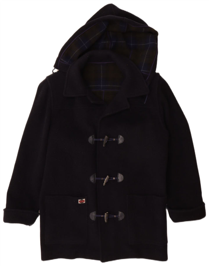 Pierre Cardin Trenca con capucha para hombre IT 50 Large Lana azul marino
