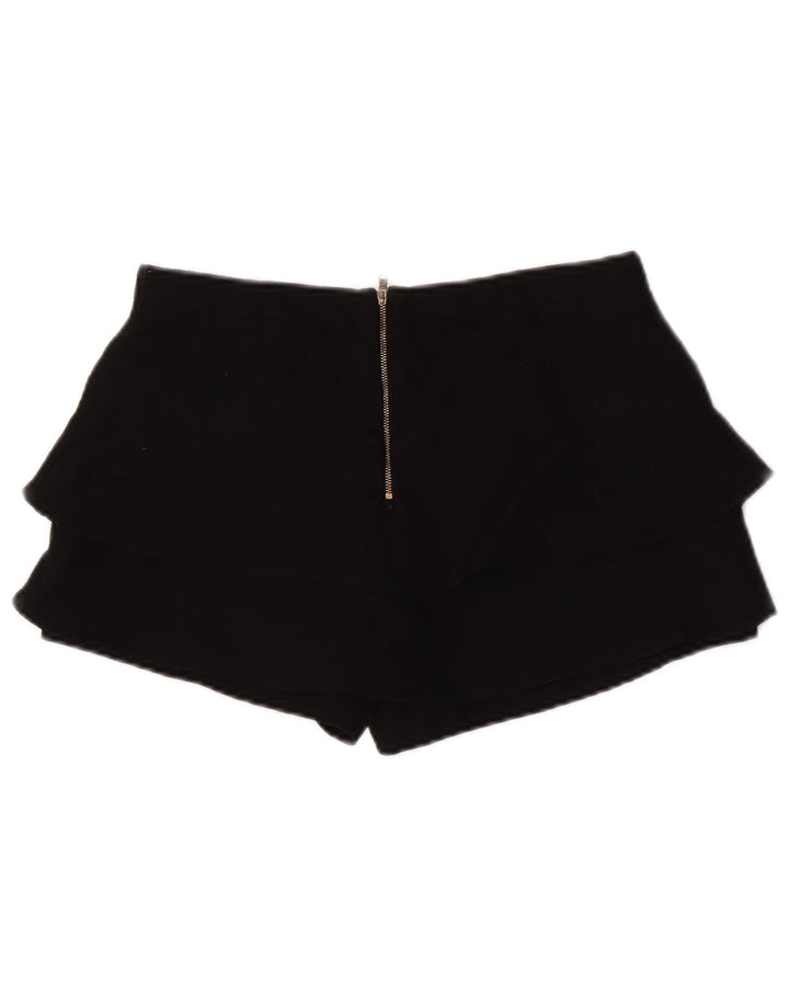 Zara Mujer Shorts Medium W28 Negro Poliéster