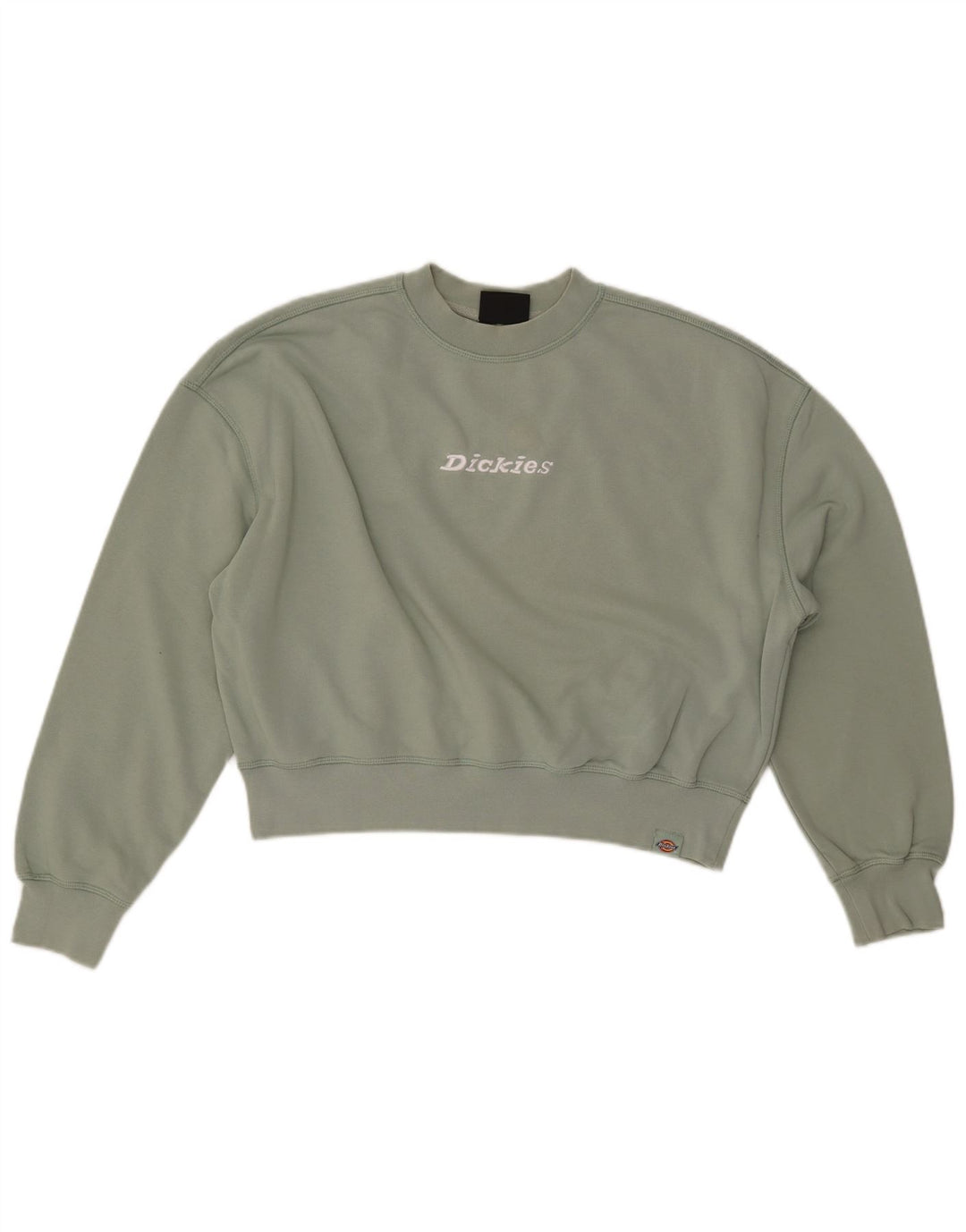 DICKIES Sudadera extragrande con estampado gráfico para mujer, talla 40, color verde medio
