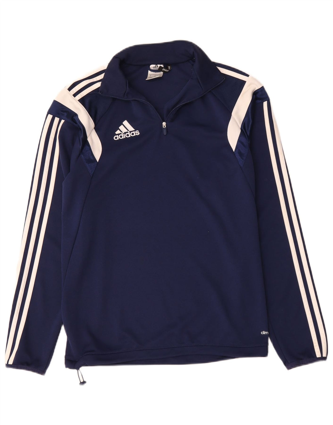 Adidas Mens Climacool Jersey Chándal Top Pequeño Azul Marino Colorblock