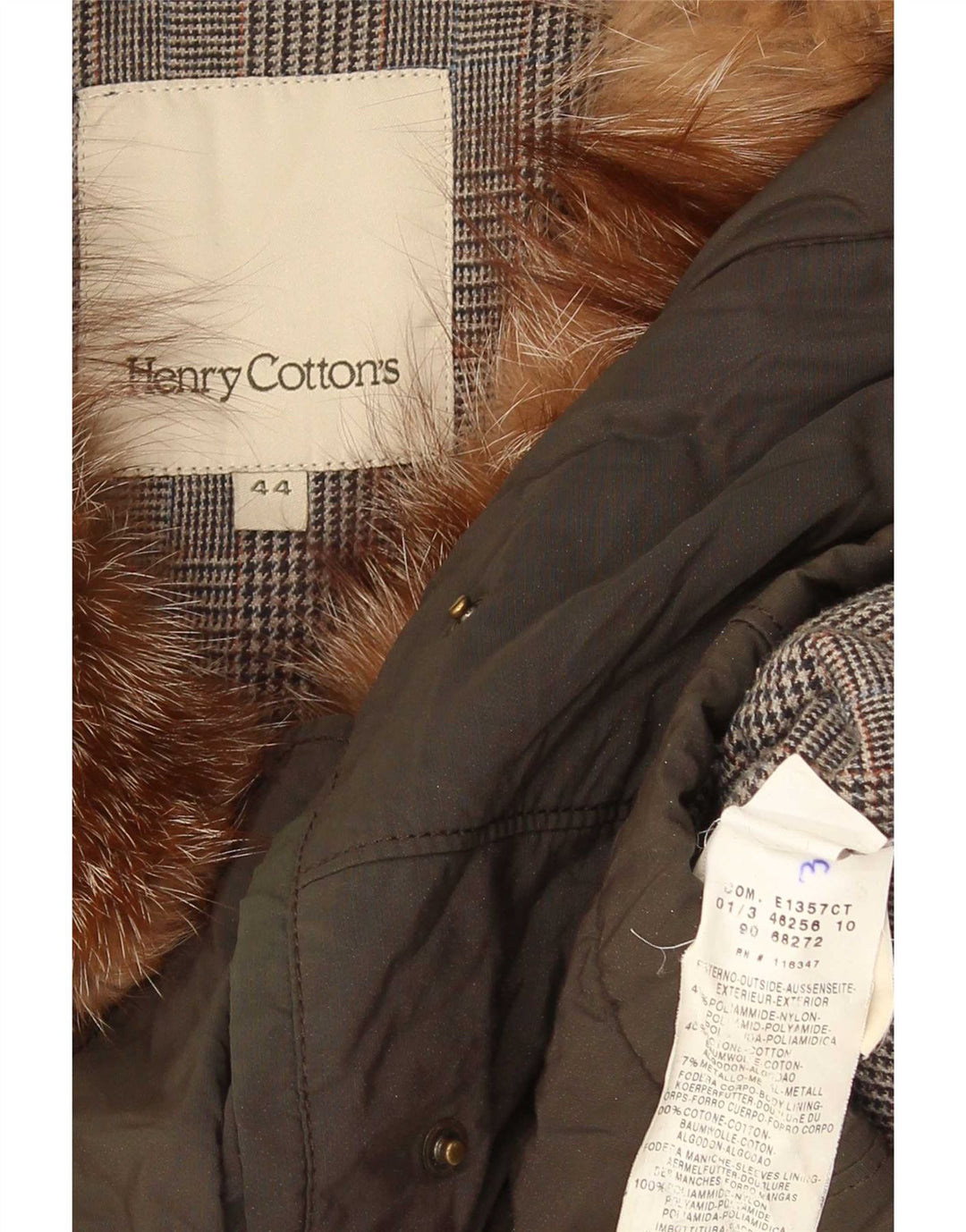 Parka para mujer Henry Cottons IT 44 Nylon verde medio