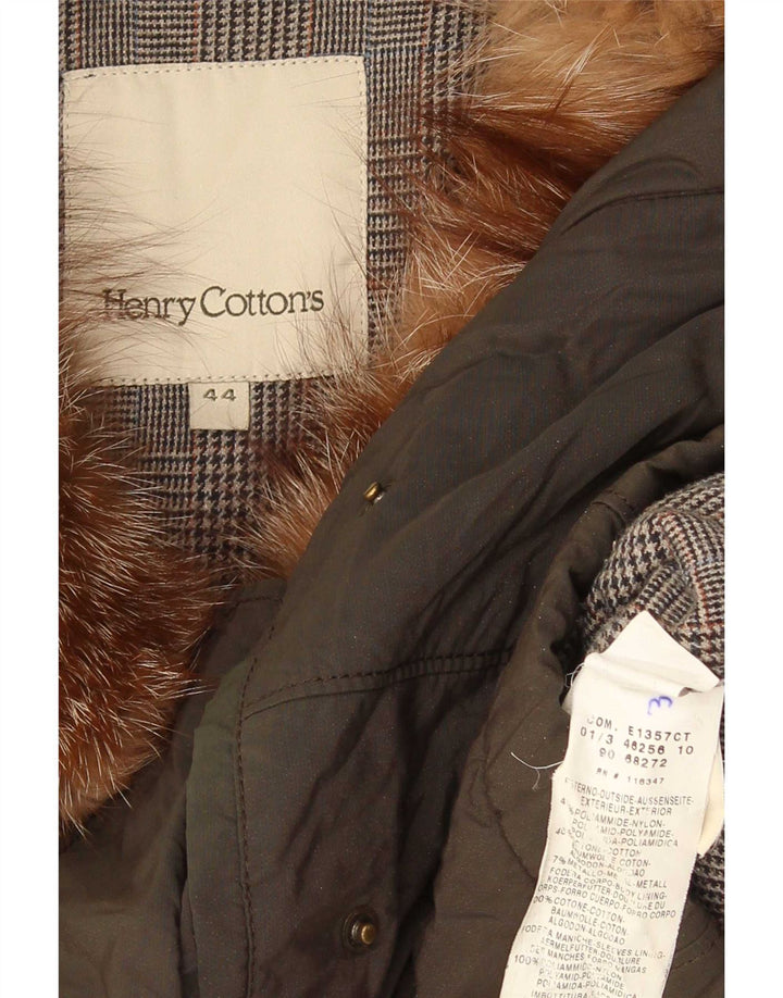 Parka para mujer Henry Cottons IT 44 Nylon verde medio