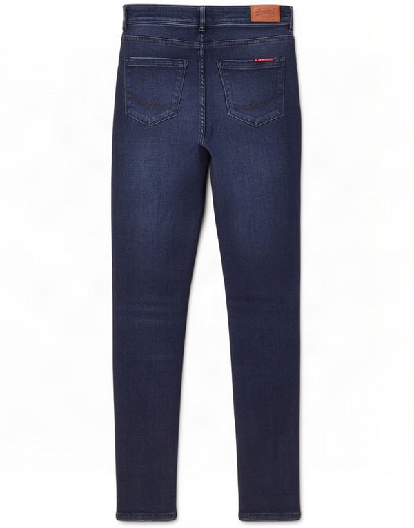 Vaqueros pitillo Superdry para mujer W32 L32 Algodón azul marino
