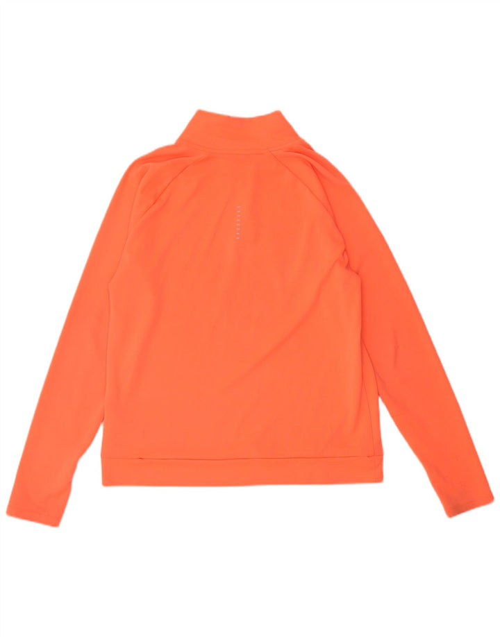 Nike Dri Fit Graphic Jersey Chándal para Mujer UK 10 Small Naranja