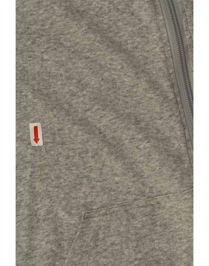 Calvin Klein Suéter con capucha y cremallera para hombre Algodón gris medio