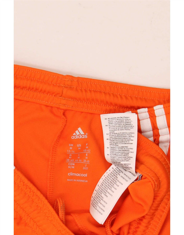 Adidas Mujer Climacool Sport Shorts UK 12/14 Medio Naranja Poliéster