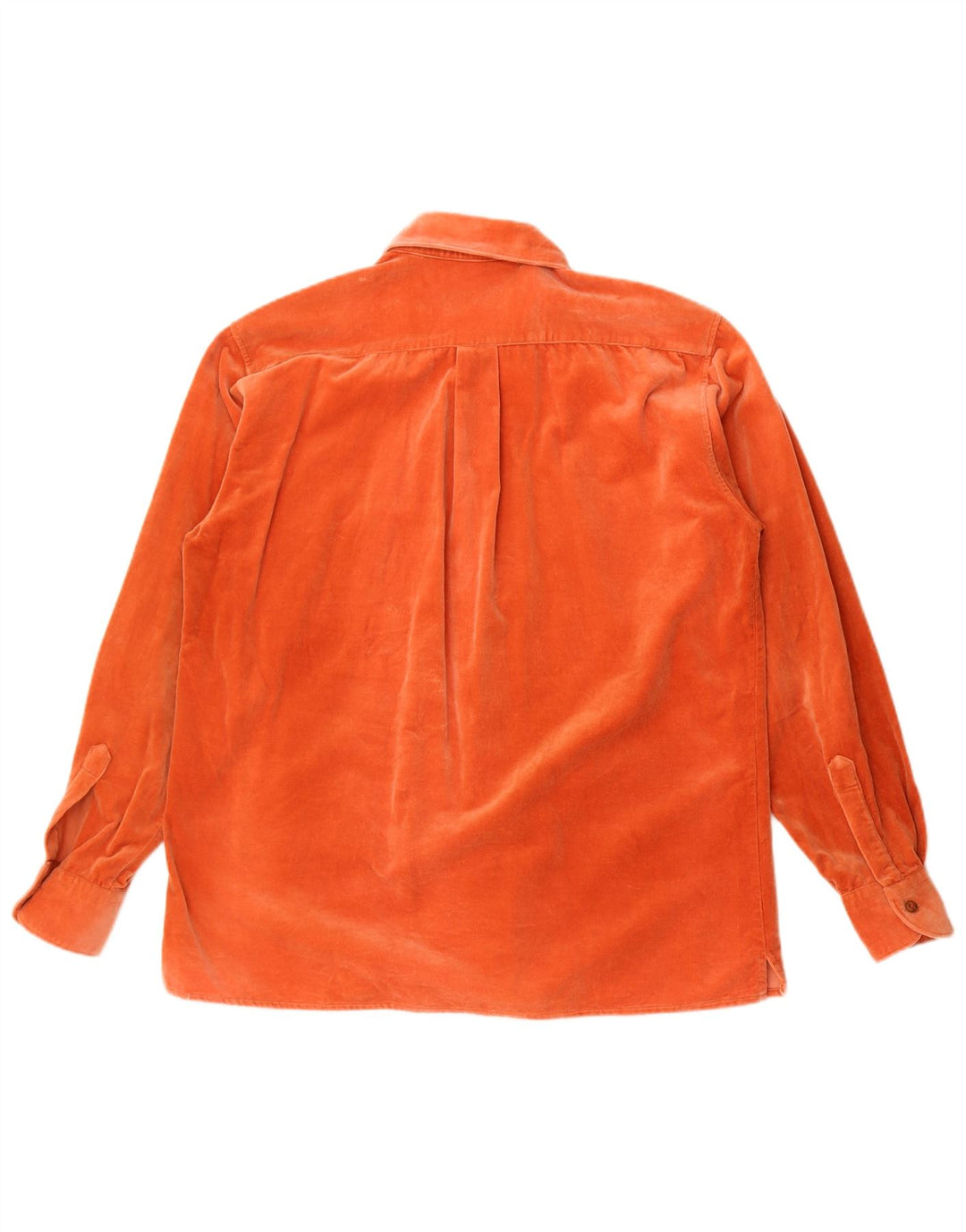 Camisa de terciopelo para hombre Ingram Talla 16 41 Algodón naranja grande