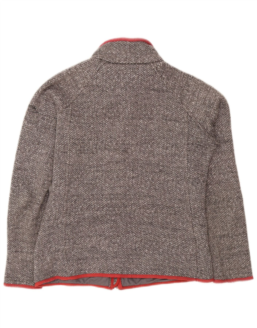 Columbia Chaqueta superior de chándal para mujer UK 44 Poliéster moteado gris medio