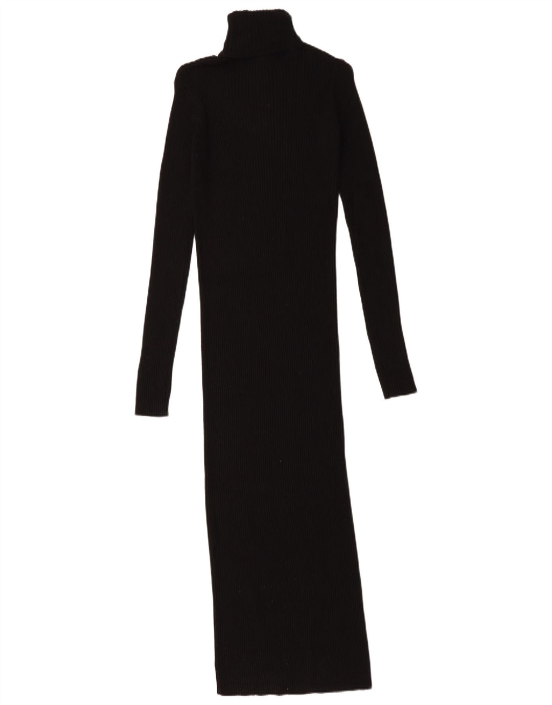 Zara Vestido Maxi Jumper para Mujer UK 8 Small Negro