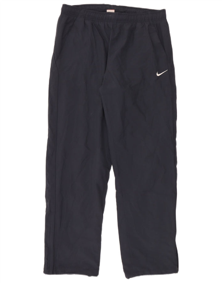 Nike - Pantalón de chándal para hombre, talla grande, poliéster negro