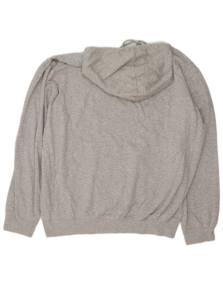 Hard Rock Cafe Hombre Barcelona Graphic Sudadera con capucha Jumper 2XL Gris Moteado Algodón