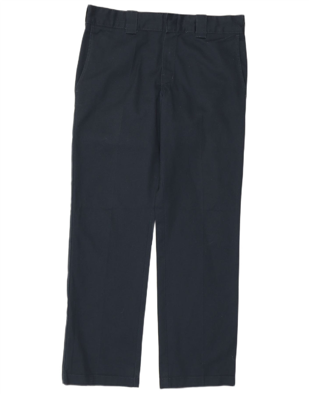 Dickies Pantalón chino recto de corte slim para hombre W32 L32 Poliéster azul marino