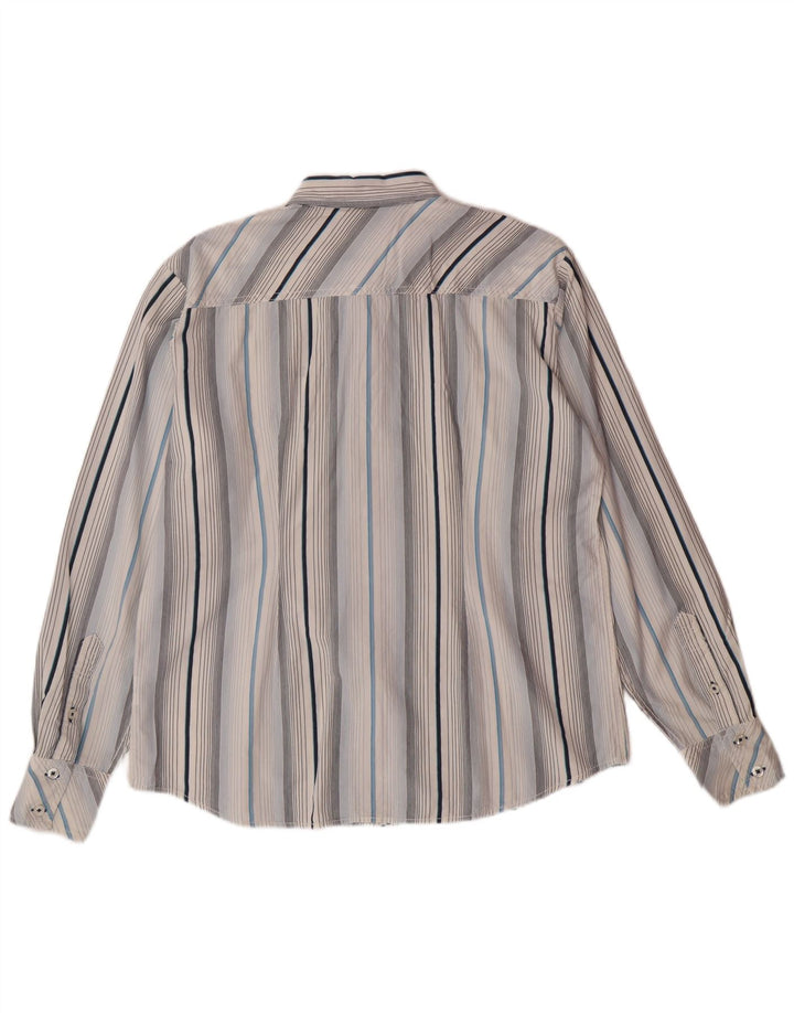 Camisa LEE Hombre Algodón Rayas Azul Medio