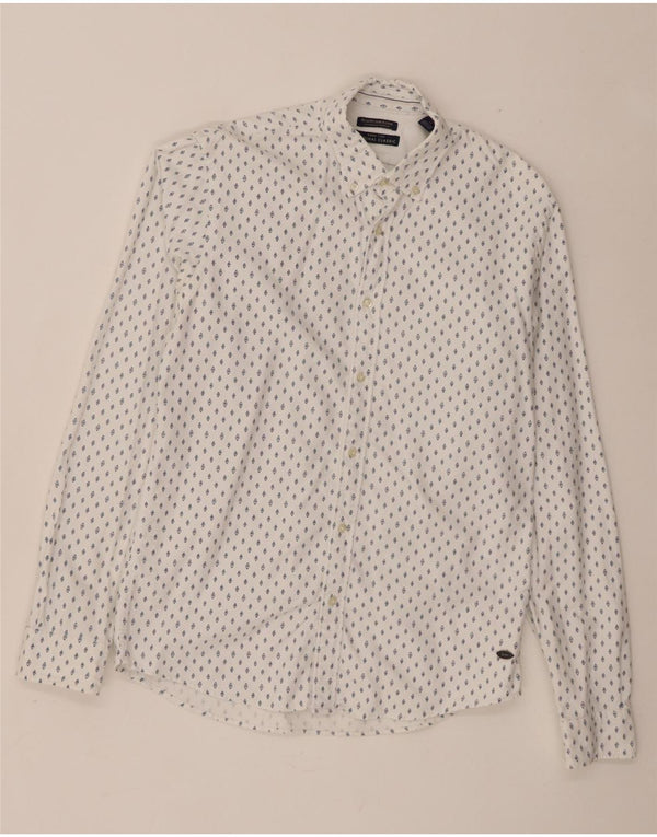 Camisa De Corte Clásico Para Hombre Scotch & Soda De Algodón Con Manchas Blancas Medianas