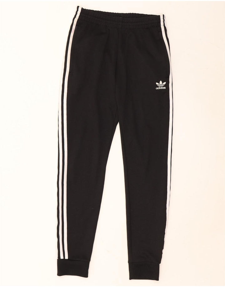 ADIDAS Hombre Chándal Pantalones Joggers Pequeño Negro Poliéster