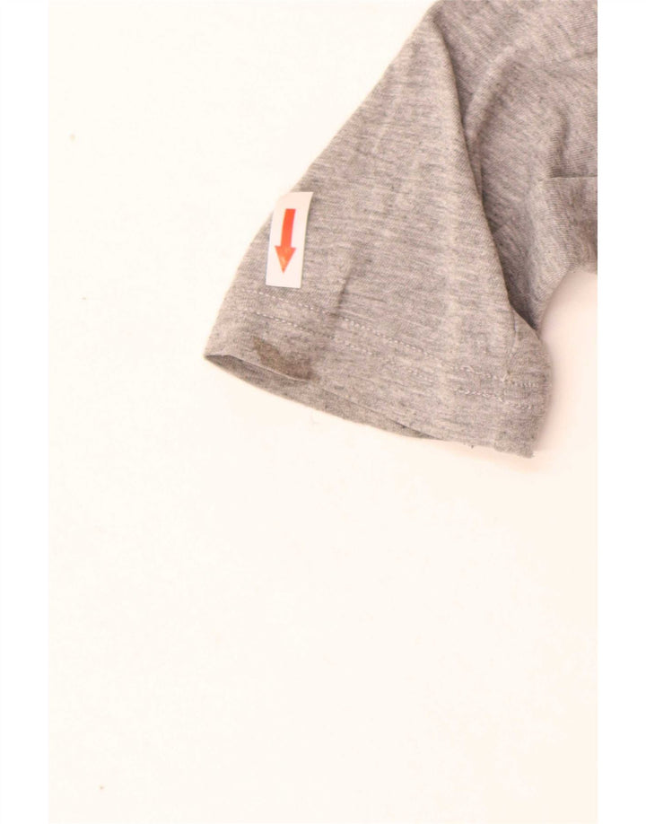 Tommy Hilfiger Camiseta de manga larga para hombre de algodón moteado gris pequeño