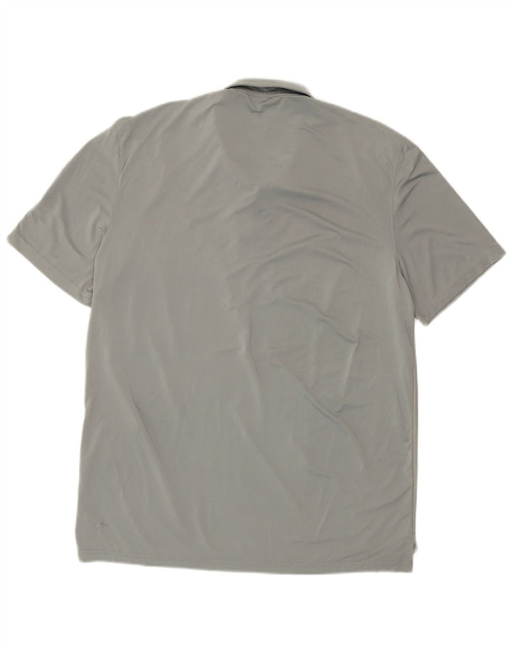 PUMA Polo gráfico para niño 13-14 años Gris Rayas