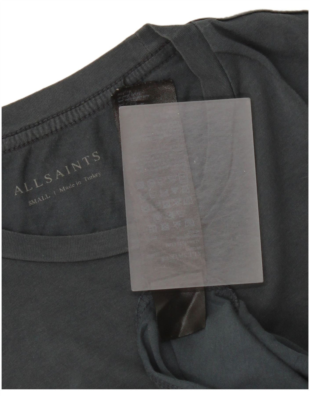 Camiseta All Saints Hombre Top Small Gris Algodón