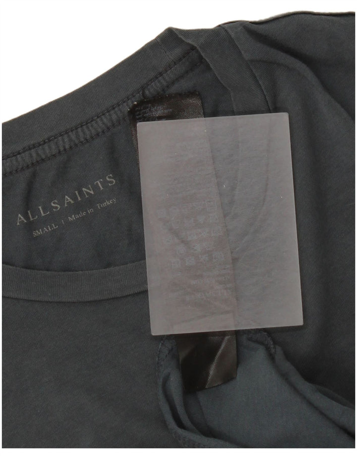 Camiseta All Saints Hombre Top Small Gris Algodón