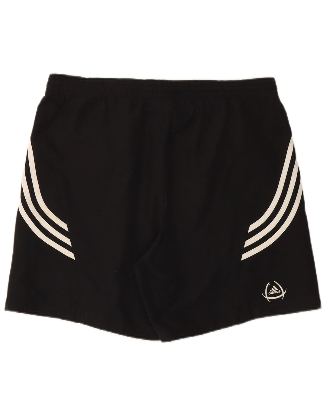ADIDAS Pantalones cortos deportivos para hombre Grande Poliéster negro