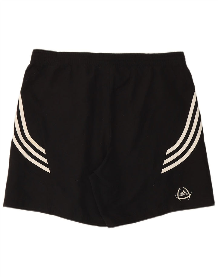 ADIDAS Pantalones cortos deportivos para hombre Grande Poliéster negro