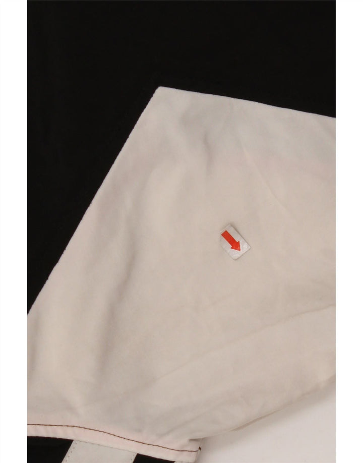 SUPERDRY Chaqueta impermeable tipo jersey con capucha para hombre, talla 40, talla grande, color negro con lunares