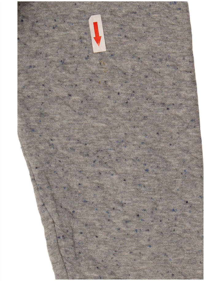 Jack Wills Sudadera extragrande para mujer, talla 8, algodón gris pequeño