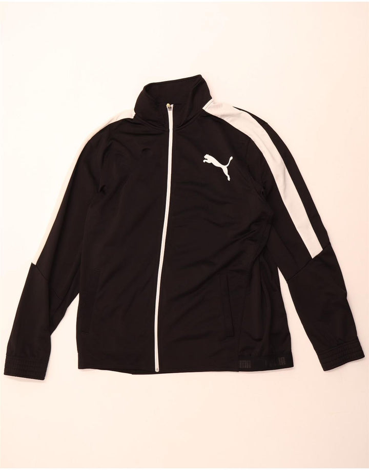 Puma - Chaqueta de chándal para hombre, talla 2XL, color negro, poliéster