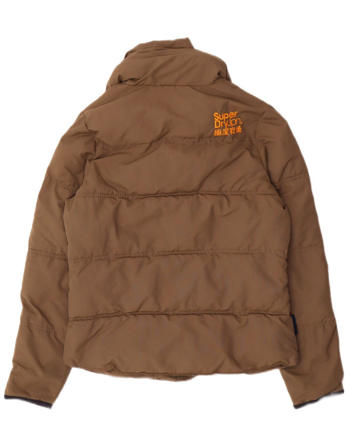 Superdry Chaqueta Acolchada Mujer UK 44 Medium Beige Nylon